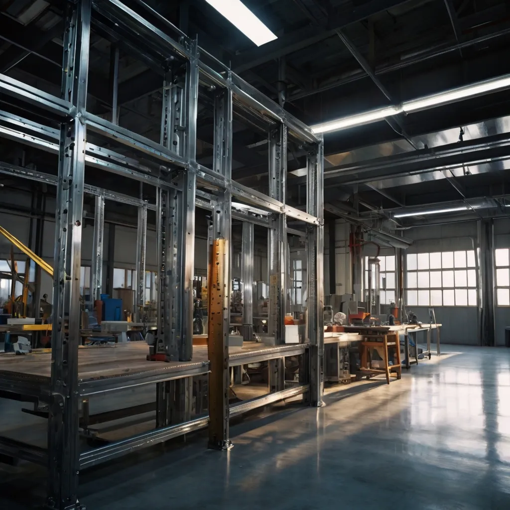 Carpenteria metallica in ferro per uso industriale realizzate con precisione